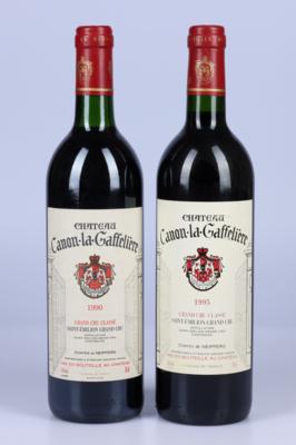 1990, 1995 Château Canon La Gaffelière, Bordeaux, 2 Flaschen - Vini e spiriti