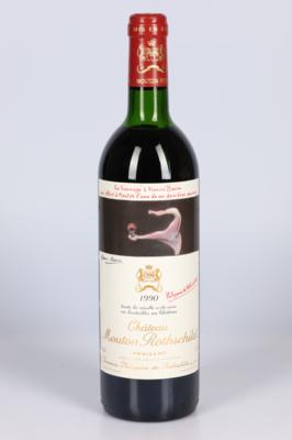 1990 Château Mouton Rothschild, Bordeaux, 92 Cellar Tracker-Punkte - Víno a lihoviny