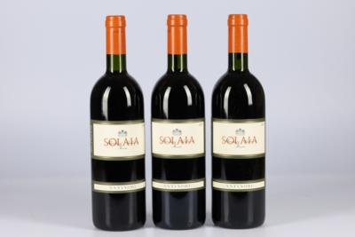 1990 Solaia, Marchesi Antinori, Toskana, 95 Wine Spectator-Punkte, 3 Flaschen, in OVP - Wines and Spirits powered by Falstaff