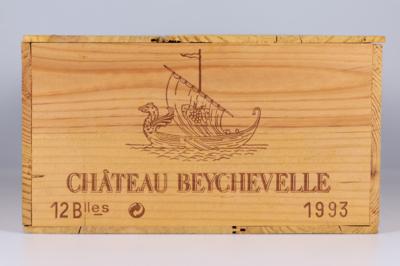 1993 Château Beychevelle, Bordeaux, 89 Cellar Tracker-Punkte, 12 Flaschen, in OHK - Víno a lihoviny