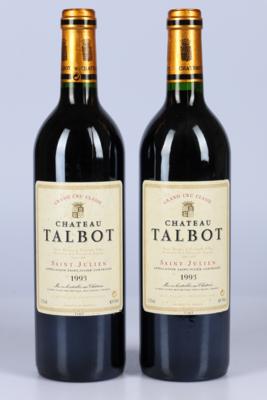 1993 Château Talbot, Bordeaux, 89 Cellar Tracker-Punkte, 2 Flaschen - Víno a lihoviny