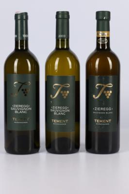 1999, 2003, 2007 Sauvignon Blanc Zieregg, Weingut Tement, Steiermark, 3 Flaschen - Vini e spiriti