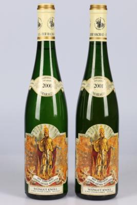 2000, 2001 Grüner Veltliner Loibner Ried Loibenberg Smaragd, Weingut Knoll, Wachau, 90 Wine Spectator-Punkte, 2 Flaschen - Wines and Spirits powered by Falstaff