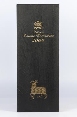 2000 Château Mouton Rothschild, Bordeaux, 97 Parker-Punkte, Jeroboam (5 l) in OHK - Wines and Spirits powered by Falstaff
