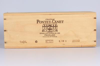 2009 Château Pontet-Canet, Bordeaux, 100 Parker-Punkte, Doppelmagnum in OHK - Wines and Spirits powered by Falstaff