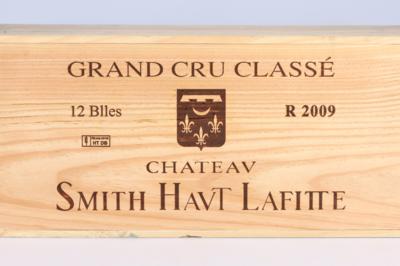 2009 Château Smith Haut Lafitte, Bordeaux, 100 Parker-Punkte, 12 Flaschen, in OHK - Víno a lihoviny