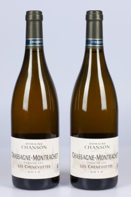 2010 Chassagne-Montrachet Premier Cru Les Chenevottes AOC, Domaine Chanson, Burgund, 93 Wine Enthusiast-Punkte, 2 Flaschen - Wines and Spirits powered by Falstaff