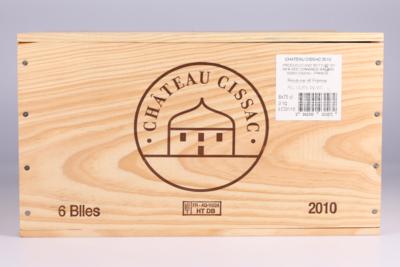 2010 Château Cissac, Bordeaux, 89 Cellar Tracker-Punkte, 6 Flaschen, in OHK - Vini e spiriti