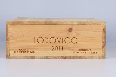2011 Lodovico, Tenuta di Biserno, Toskana, 96 Falstaff-Punkte, 3 Flaschen, in OHK - Vini e spiriti