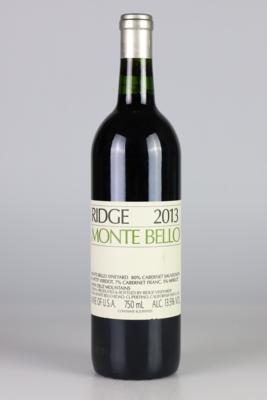 2013 Monte Bello, Ridge Vineyards, Kalifornien, 100 Parker-Punkte - Die große Frühjahrs-Weinauktion powered by Falstaff