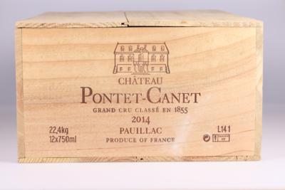 2014 Château Pontet-Canet, Bordeaux, 95 Parker-Punkte, 12 Flaschen, in OHK - Wines and Spirits powered by Falstaff