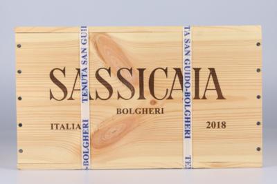 2018 Sassicaia, Tenuta San Guido, Toskana, 97 Falstaff-Punkte, 6 Flaschen, in OHK - Víno a lihoviny