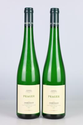 2021 Wachau DAC Grüner Veltliner Ried Zwerithaler Kammergut Smaragd, Weingut Prager, Niederösterreich, 100 Falstaff-Punkte, 2 Flaschen - Die große Frühjahrs-Weinauktion powered by Falstaff