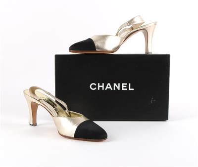 1 Paar CHANEL Slingpumps - Vintage fashion and acessoires