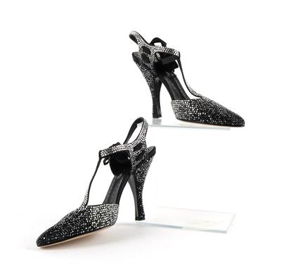 1 Paar YVES SAINT LAURENT rive gauche Slingpumps - Vintage Mode und Accessoires