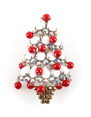 Weihnachtsbaum Brosche - Vintage moda e accessori