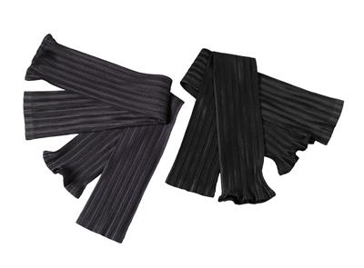 Issey Miyake - 2 Paar Pleats Please Armstulpen, - Moda e accessori