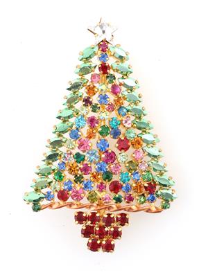 Weihnachtsbaum Brosche - Mode und Accessoires