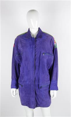 Gianni Versace - Lange Blousonjacke, - Vintage móda a doplňky