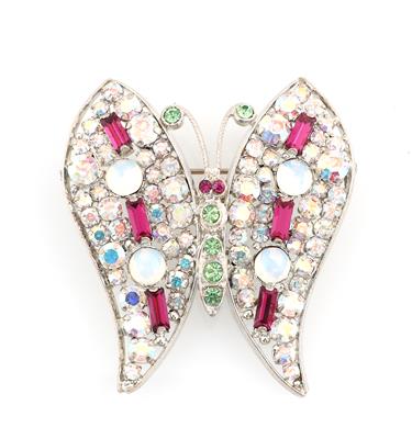 Schmetterlingsbrosche, - Vintage Modeschmuck und Accessoires