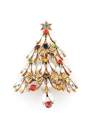 Weihnachtsbaum-Brosche, - Móda a doplňky