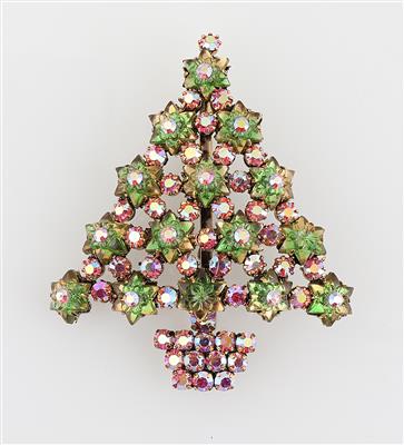 Weihnachtsbaum-Brosche, - Moda e accessori