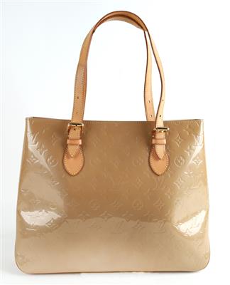 Louis Vuitton Brentwood Handbag Monogram Vernis White