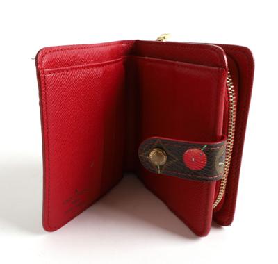 Louis Vuitton Limited Murakami Cherry Monogram Cerise Compact Zip Wallet