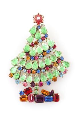 Weihnachtsbaum Brosche - Handtaschen & Accessoires