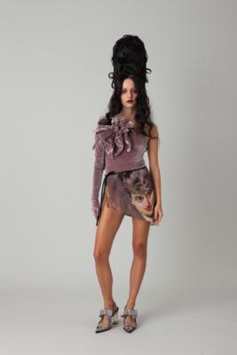 sheer wrap skirt with a little bow - Fashion by Florentina Leitner, 21 looks inspired by artworks from Dorotheum