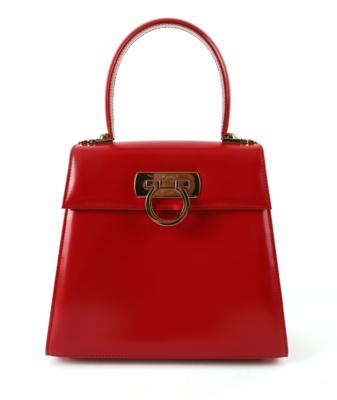 Salvatore Ferragamo Iconic Top Handle Bag, - Handtaschen & Accessoires
