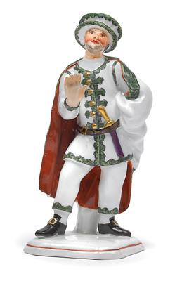 Briglight a from the commedia dell’arte - Glass and porcelain