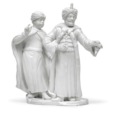 Sultan and Moor, - Glass and porcelain