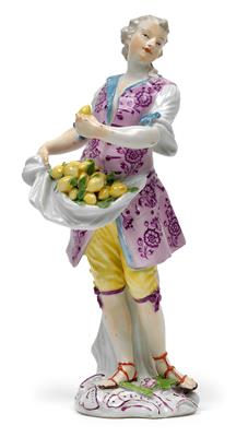 Lemon seller from the series, ‘Cris de Paris’, - Glass and porcelain