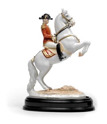 Courbette - Spanish Riding School Imperial Hofburg Palace, Vienna, - Glass and porcelain