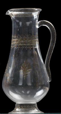 A Lobmeyr glass jug, - Sklo, Porcelán
