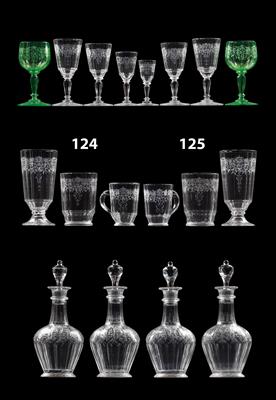 A Lobmeyr glass service, - Vetri e porcellane