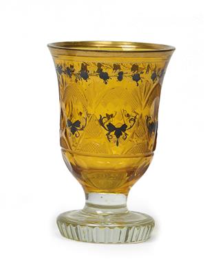 A goblet, - Sklo, Porcelán