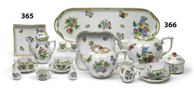 A tea service, - Vetri e porcellane