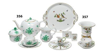 A tea service, - Sklo, Porcelán