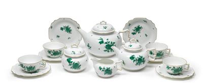 A tea service, - Vetri e porcellane