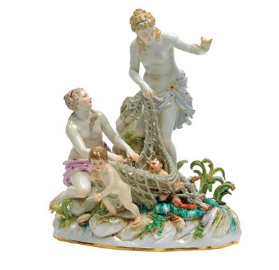 The Catch of the Tritons, - Sklo, Porcelán