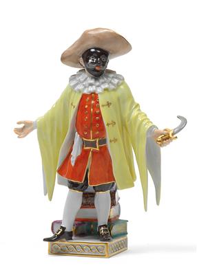 Dottore of the commedia dell’arte, - Glass and porcelain