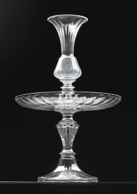 Lobmeyr - A splendid epergne, - Glass and porcelain