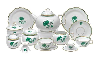 A tea service, - Vetri e porcellane