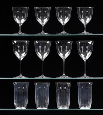 Lobmeyr-Trinkservice, - Glas und Porzellan