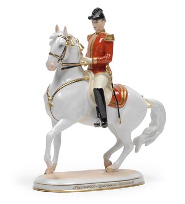 Pirouette - Spanish Riding School, Imperial Palace Vienna, - Glass and porcelain