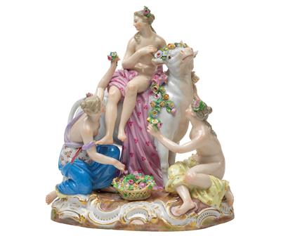 "Die Entführung der Europa" – The Abduction of Europa, - Glass and porcelain