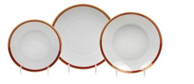 Dinner-, soup- and dessert plates, - Sklo, Porcelán