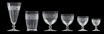 Baccarat – A glass service, - Sklo, Porcelán